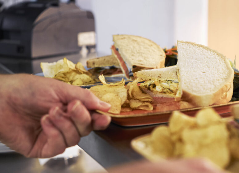 Sandwiches ready to serve